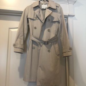 Banana Republic Khaki Trench Coat XS